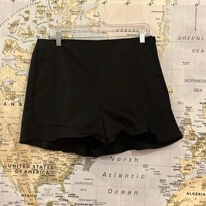 NWT Zara Black Ruffle Shorts Size XL